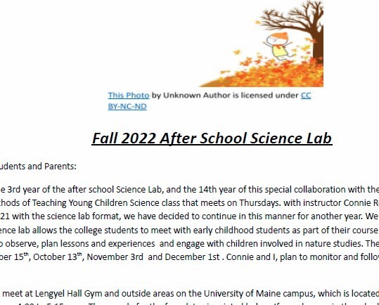 Science Lab Fall 2022