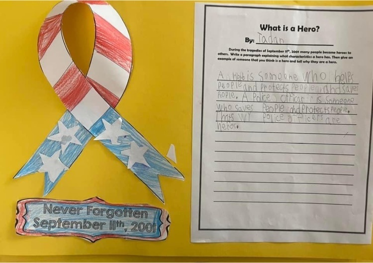 3rd grade hero writing piece 