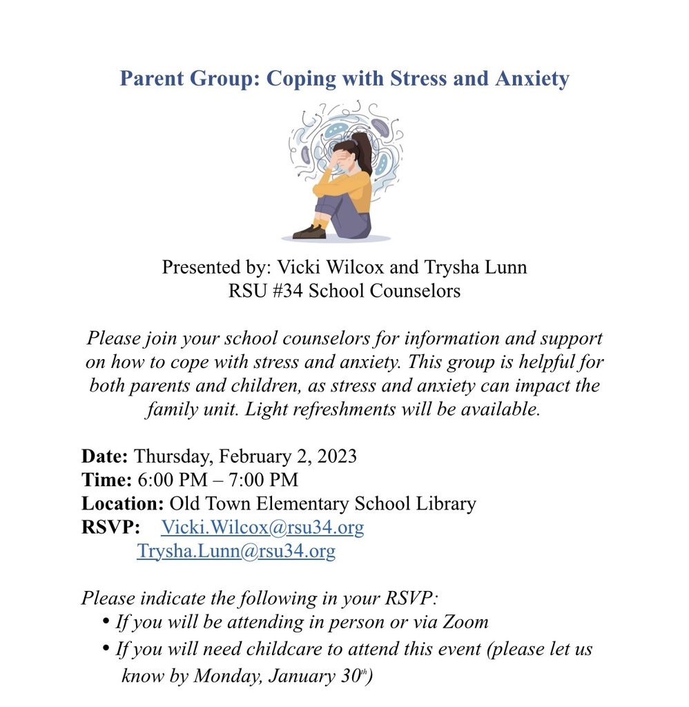 Parent Group: Stress and Anxiety Flier