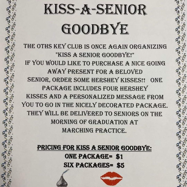 kiss a senior goodbye